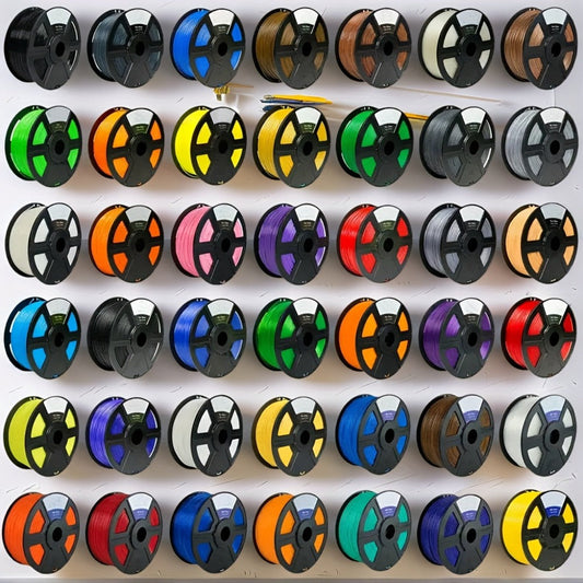 Gradient Rainbow PLA Filament 1.75mm 32 Colors – Shiny Multicolor Fast Color-Changing 250g Spool for FDM 3D Printers | Compatible with Creality Ender 3 Bambu Lab Prusa Anycubic | 3D Printing Filament