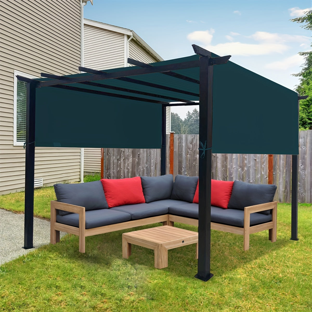 Pergola Replacement Canopy Panel in Eight Colors and Three Lengths for 24 Checkout Options
