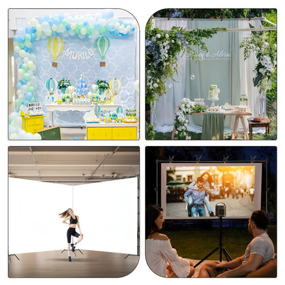 Backdrop Stand BEIYANG 20 x 10-Foot Three-Tripod Corner Kit with Twin Crossbars and Six Spring Clamps
