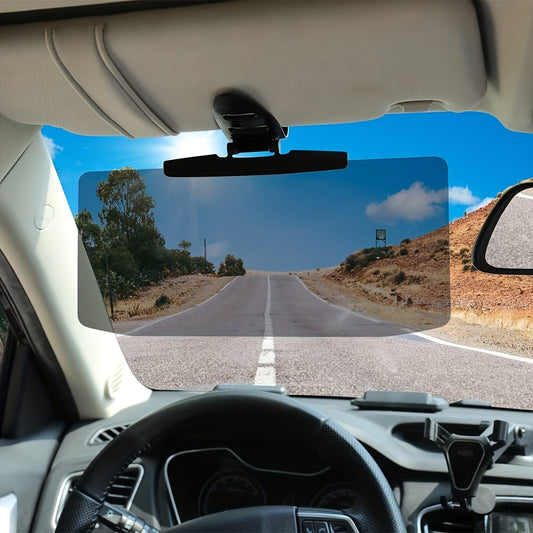Car Visor Extender Polarized UV400 Anti-Glare | Clip-On Adjustable Sun Visor Extension, Blocks Blinding Sun & Headlight Glare, Universal Fit for Safe Comfortable Driving