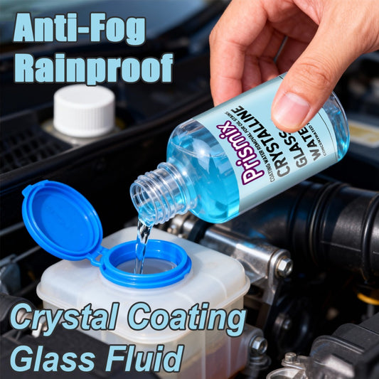 Windshield Washer Fluid Glass Coating Agent 50ml | Deep Cleaning Anti-Fog Hydrophobic Water Repellent Rain Repellent Water Stain Remover All-Season Car Windshield Cleaner Universal Fit
