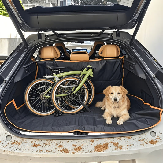 Dog Car Trunk Mat for SUV - 100% Waterproof Oxford Fabric Pet Seat Cover, Fully Enclosed Dirt-Resistant Wear-Resistant Protective Pad for Cats and Dogs, Machine Washable Car Boot Liner