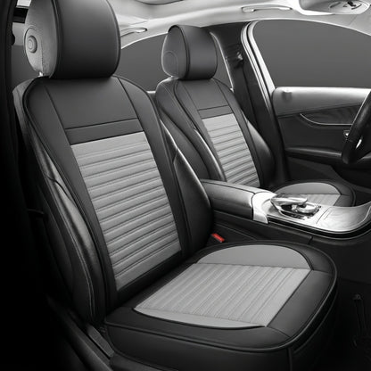 Car Seat Covers Front Pair with Full-Surround High-Back Design and Fifteen Color or Pattern Options
