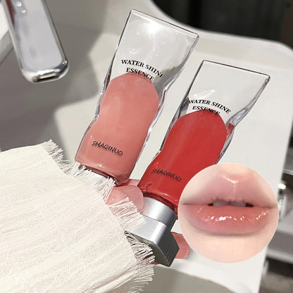 Five-Piece SHAQINUO Water-Shine Lip Gloss Set with Contoured Squeeze Tubes in Shades 01 through 05