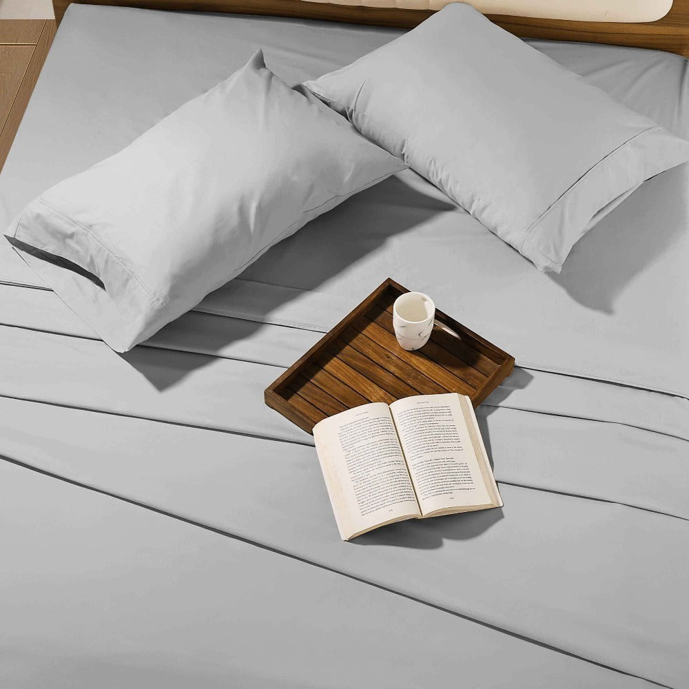 1000 Thread Count Egyptian Cotton Sheet Set with 16-Inch Deep Pocket in Twin, Full, Queen and King Sizes