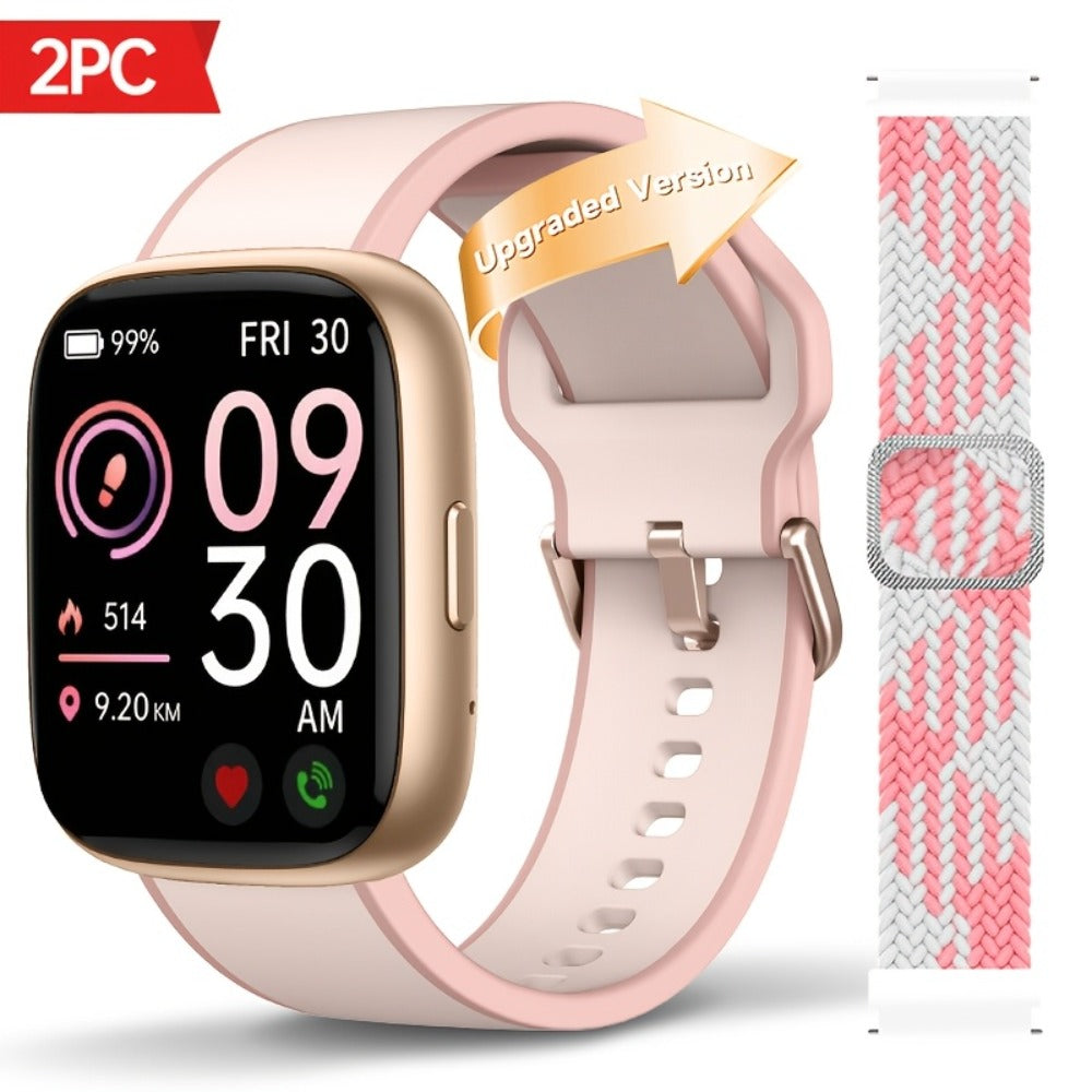 Smartwatch – Alexa Built-in Waterproof 1.83" HD – Wireless Calling, 100+ Sport Modes, Heart Rate SpO2 Sleep Tracker, Optional Woven…