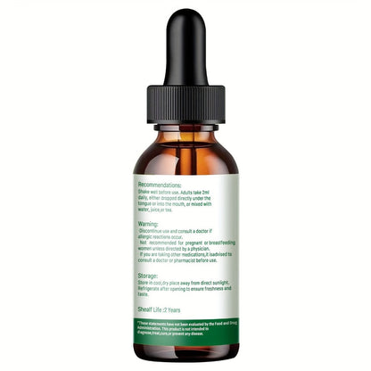Dietary Supplement Soursop Liquid Drops with Black Seed Oil, Ashwagandha and Seaweed, 2 fl oz