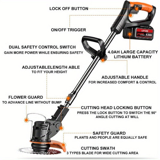 Weed Wacker Blades | Brush Cutter Trimmer Lawn Mower Replacement
