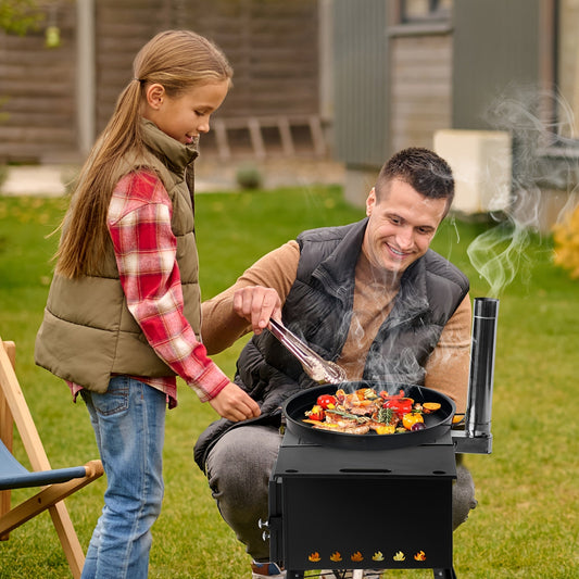 Tent Wood Stove Portable | Camping Heating Cooking Hot Tent Winter
