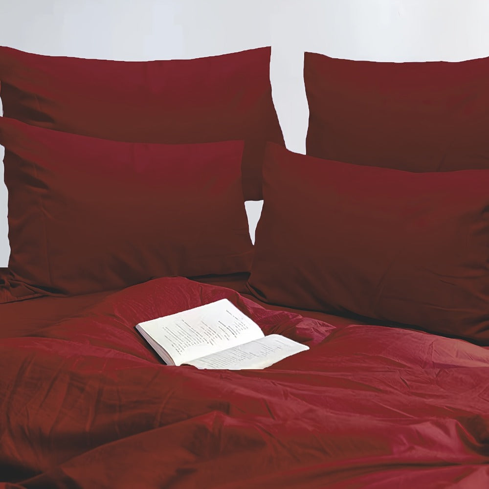 Microfiber Pillowcases Set of 4 – Soft Brushed 90GSM Wrinkle-Resistant Envelope Closure Pillow Covers, Queen & King Size, Multiple Colors, Breathable Polyester Pillow Cases for Bedroom Hotel