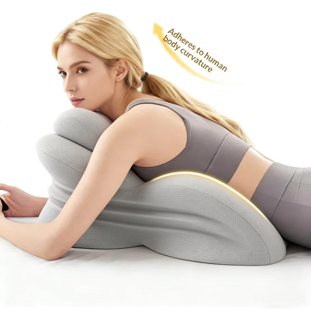 Wedge Pillow Memory Foam – Ergonomic Cervical & Lumbar Support for Stomach, Side & Back Sleepers | Breathable Removable Washable Cover, Multi-Use for Sleep, Office & Reading, Great Gift for Couples