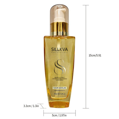 Extra Strength Argan Oil Hair Serum with Vitamin E — Deep Moisturizing Repair for Dry Frizzy Damaged Coarse Hair, Paraben-Free Sulfate-Free Lightweight Leave-In Shine Serum, Unisex, 1 Pc
