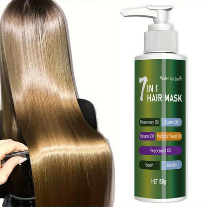 150g 7-in-1 Hair Mask in Green Pump Bottle, Offered in Single-Bottle or Two-Bottle Quantity Options