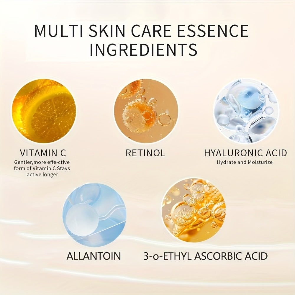 Face Serum BIOAQUA AM and PM Essence Set with 30 Vitamin C and 30 Retinol Single-Use Portions