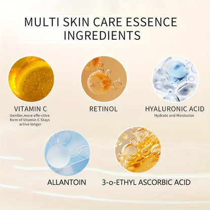 Face Serum BIOAQUA AM and PM Essence Set with 30 Vitamin C and 30 Retinol Single-Use Portions