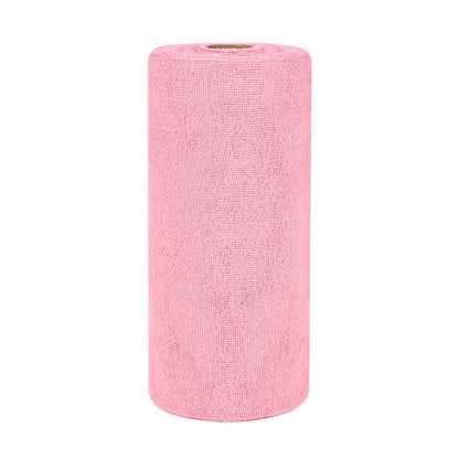 Reusable Tear-Away Cleaning Cloth Roll in Beige, Blue, Green, Pink or Gray with 50- or 100-Piece Options