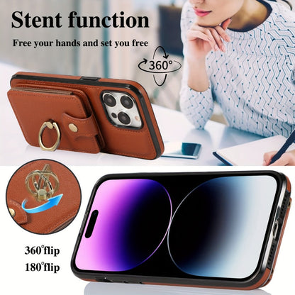 Phone Case RFID-Blocking Wallet with 2–3 Card Holder, Fold-Out Kickstand and Magnetic Charging for Select iPhones