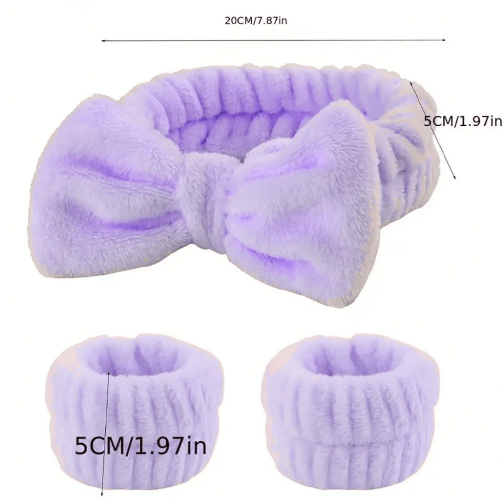 Hair Accessories Mixed Headband, Hair Clip, Hoop and Elastic Set in Fourteen Color Combinations