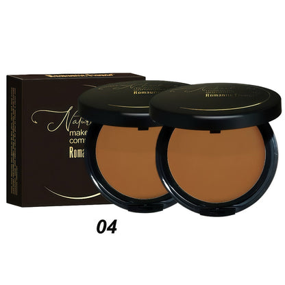 Matte Setting Powder Palette Waterproof Sweat-Proof Buildable Coverage with Squalane Formula — Brightening Contouring Face Powder for All Skin Tones Long Lasting