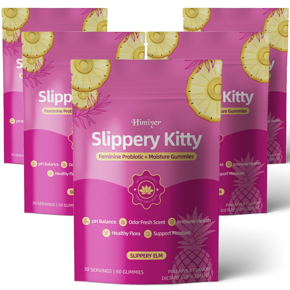 Women's Probiotic Gummies with Slippery Elm for pH Balance & Freshness – Pineapple Flavour, 60 Gummies, 30-Day Supply | Healthy Flora Support | ShopVora UK