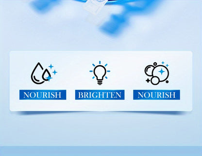 Face Serum Collagen Ampoule Set with 30 Individually Packed Blue Essence Vials in a Retail Box