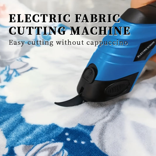 Electric Fabric Cutting Scissors USB Rechargeable – 1500mAh Cordless Precision Cutter for Clothing Leather Carpet Crafts Cardboard Ergonomic One-Touch