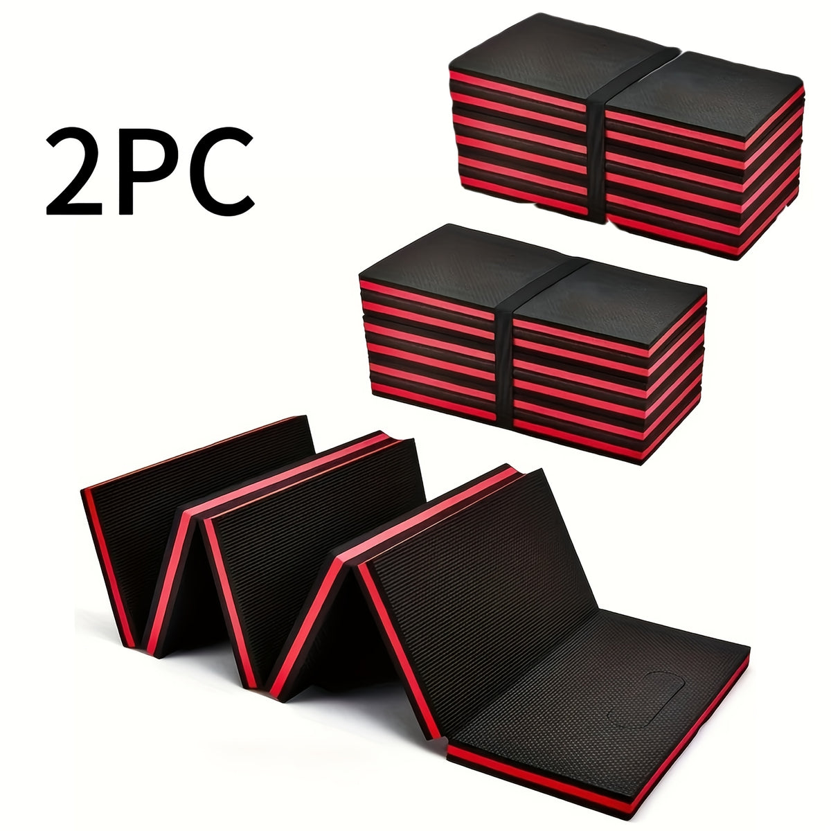 EVA Kneeling Pad Car Repair Work Mat – Foldable Waterproof Thermal Insulation Pad for Mechanic, Camping & Hiking, Lightweight Ergonomic Design, Single or 2-Pack