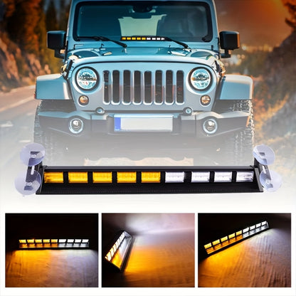 LED Light Bar 17 Inch 80W Triple Row 3000+ Lumens 12V-24V – Off-Road Work Light Emergency Flasher for Truck ATV SUV Jeep Boat Tractor – 3 Color Styles