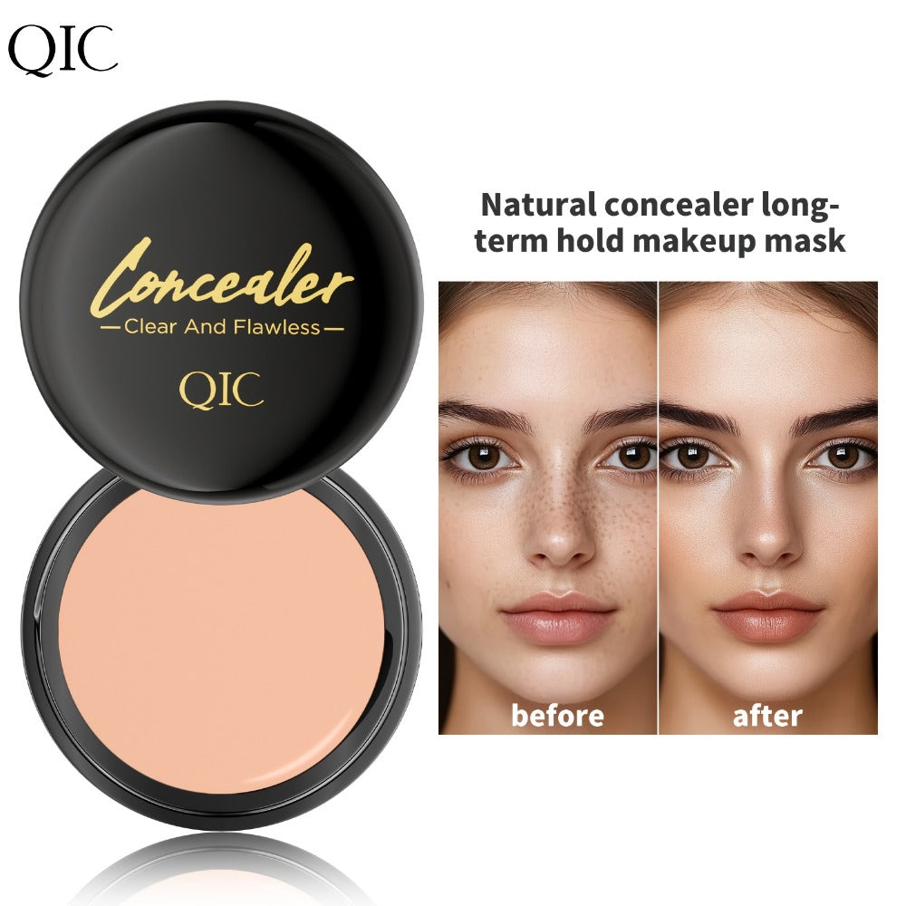 Two-Piece Concealer Cream Set with Matte Finish and Buildable Coverage for Spots and Everyday Face Makeup
