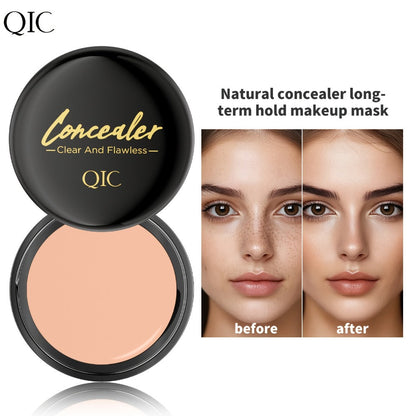 Two-Piece Concealer Cream Set with Matte Finish and Buildable Coverage for Spots and Everyday Face Makeup