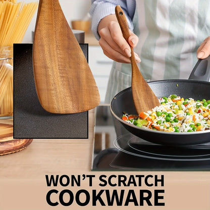 Wooden Kitchen Utensil Set with Five-, Six- or Ten-Piece Configurations and Optional Storage Box