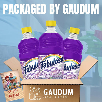 All Purpose Cleaner Lavender Scent 3 Pack (16.9 Fl Oz Each), Fabuloso Multi-Surface Floor Cleaner with Calming Lavender Fragrance – Powerful Dirt & Grime Remover for Floors, Tiles, Bathrooms & Kitchens