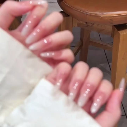 Gel Nail Polish in 15ml Milky White W01 Sheer Jelly for a Glass-Like Finish with UV/LED Cure