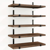 5pcs-Dark Brown