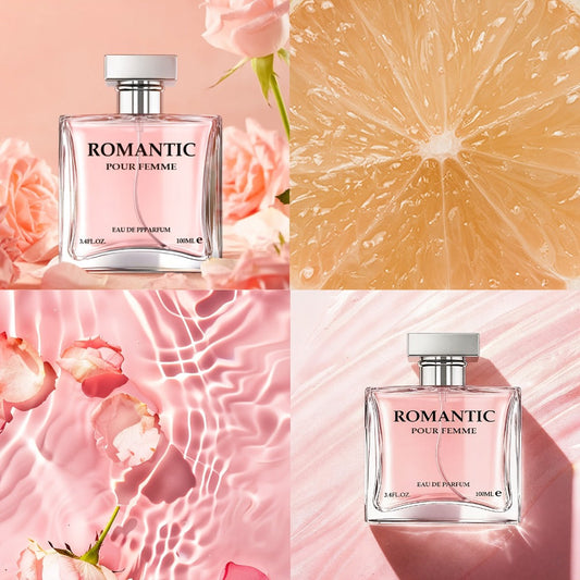 Pheromone Perfume for Women 2-Pack 6.76oz Long Lasting Floral Citrus Eau de Parfum | Rose Chamomile Lemon Lily Violet Musk | Office Dating Gift Set for Her