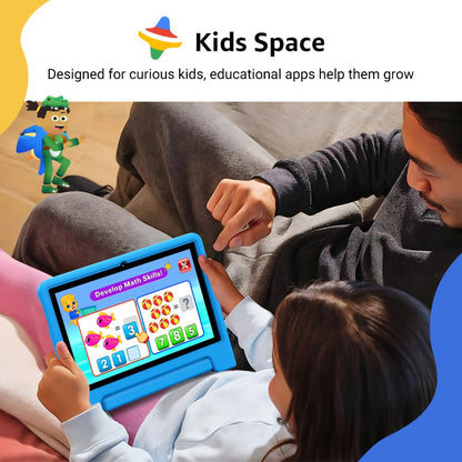 Kids Tablet Apolosign 10.1 Inch with Android 15, 8GB RAM, 64GB Storage, WiFi 6 and 1280x800 Display