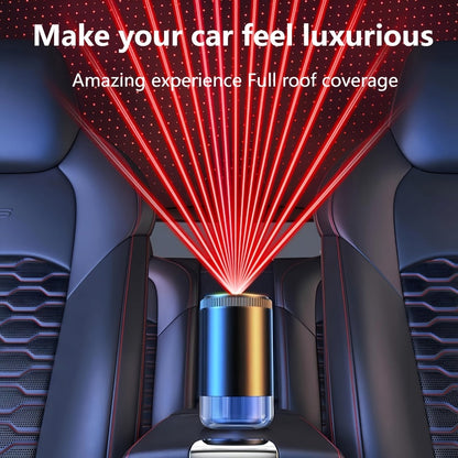 Car Air Freshener Starry-Light Rechargeable Diffuser with 11 One- and Three-Bottle Fragrance Bundle Options
