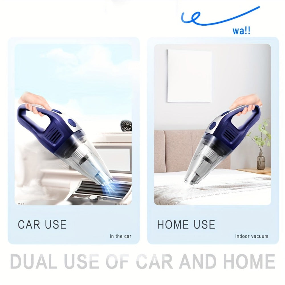 Wireless Car Vacuum Cleaner 5000PA - USB Charging, One-Click Dust Empty, 2000mAh Rechargeable, 40dB Low Noise, Portable Handheld Auto Vacuum for Cars, Home, Office & Pet Hair, 6 Colors