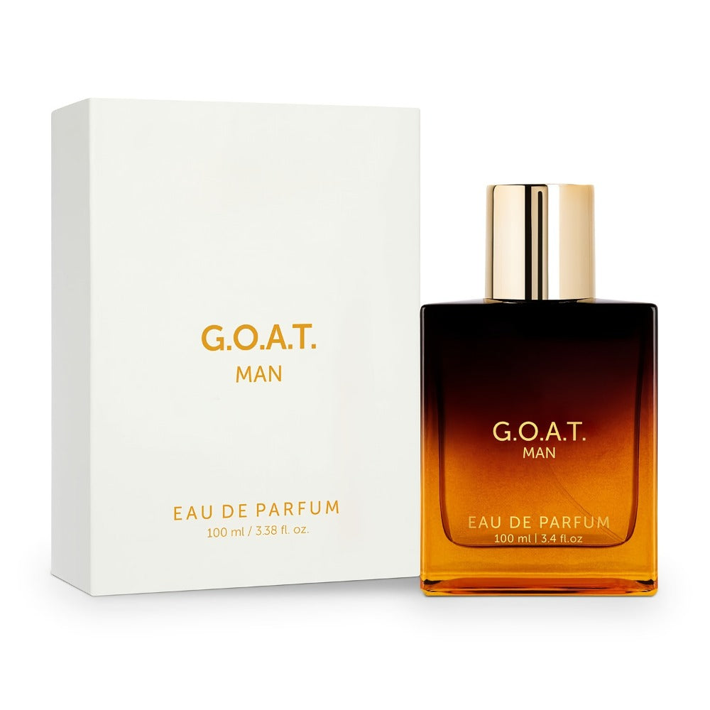 Eau de Parfum CEO & GOAT for Men 100ml in Black-and-Gold Bottles with 2 Source Styles for Daily Wear