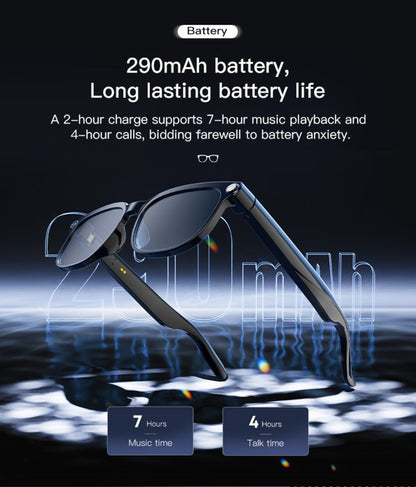 AI Camera Glasses 4K Recording & Real-Time Translation – 163 Languages, 8MP Wide-Angle FPV, 4GB Storage, Wireless Smart Glasses for Travel & Driving