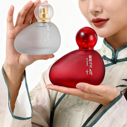 Eau de Toilette White Tea, Jasmine and Peach Fragrance for Women in Four Colored Bottle Styles