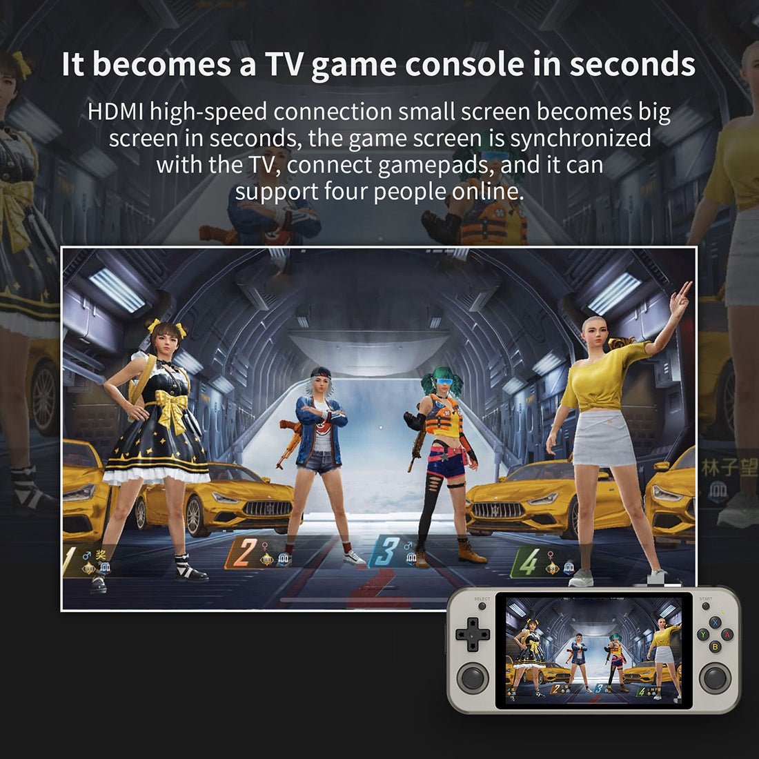 Handheld Game Console Anbernic RG552 with 5.36-inch IPS OCA Full-Lamination, 64GB, 128GB or 256GB Options, 3200mAh Battery, Android 7