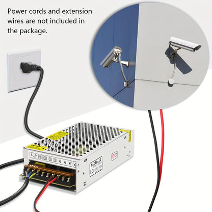 12V 20A 240W Switching Power Supply AC to DC Converter 110V 240V Input Regulated Adapter for LED Strip Lights 3D Printer CCTV Camera Ham Radio Audio Amplifier LCD Monitor