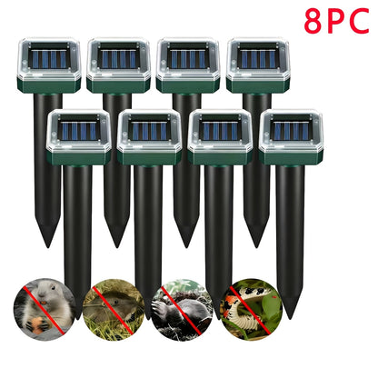 Solar Outdoor Lights for Garden, LED Landscape Path Lights IP44 Waterproof, Solar Lawn Projection Lights for Yard Courtyard Patio, 2/4/6/8/10 Pack Christmas Holiday Decor
