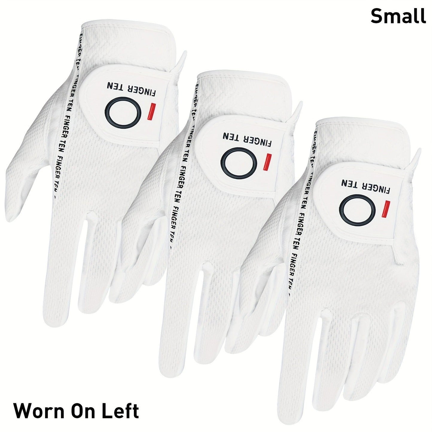 Wet Weather Golf Gloves Rain Grip 3-Pack for Men | Breathable Water-Resistant Golf Gloves for Left & Right Hand – Durable Comfortable Fit in Hot & Wet Conditions (Black, Gray, White | S–3XL)