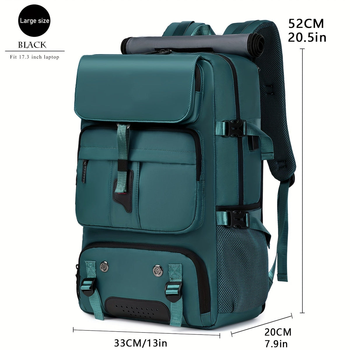 Laptop Backpack with Shoe Compartment, USB Port and Large Travel Storage in Eight Colors for Daily Use