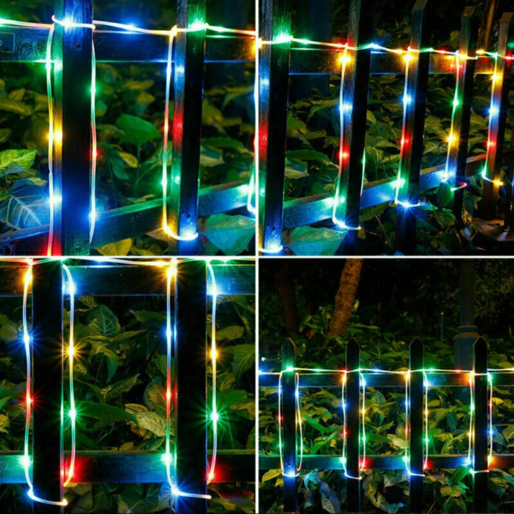 String Lights, Solar Flexible Fairy Lights with 50, 200 or 300 LEDs, Three Lengths and Four Color Options