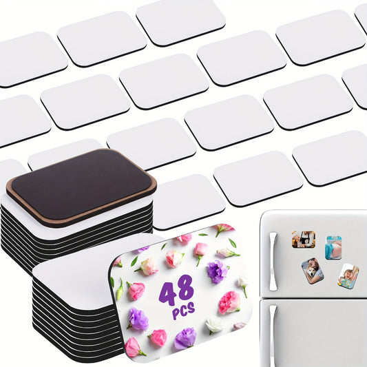 Sublimation Magnet Blanks 96 Pcs Blank Refrigerator Magnets for DIY Crafts for Home Cooking, Dining and Outdoor Meals