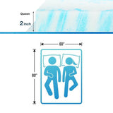 2 in/queen mattress