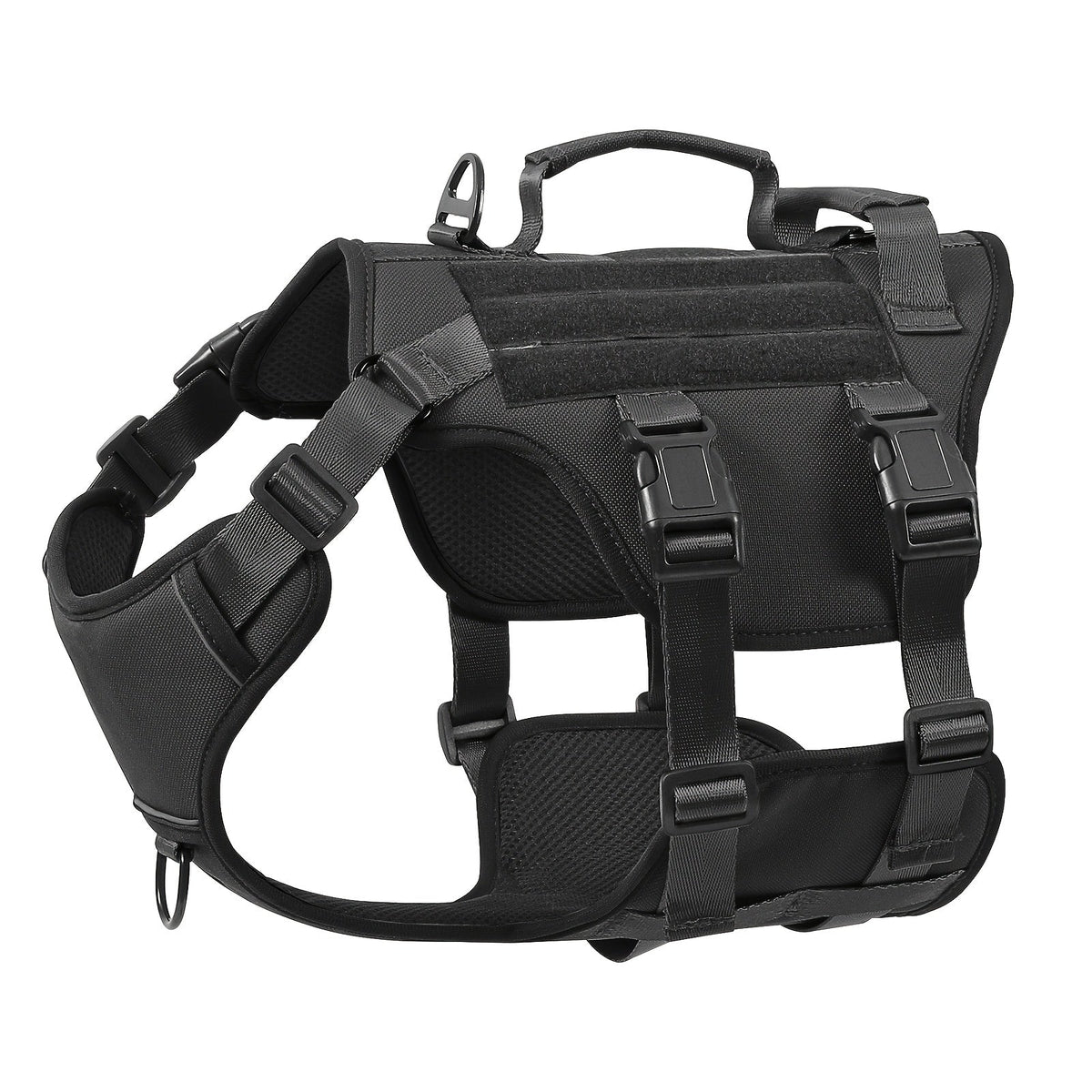 Full-Body Dog Vest Harness with Dual Top Handles in Six Colors and S, M, L or XL Sizes Pictured